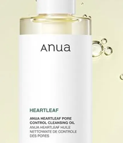 Anua Heartleaf Pore Control Cleansing Oil, Oil Cleanser for Face, Makeup Blackhead Remover, Korean Skin Care 6.76 fl oz(200ml) (original)