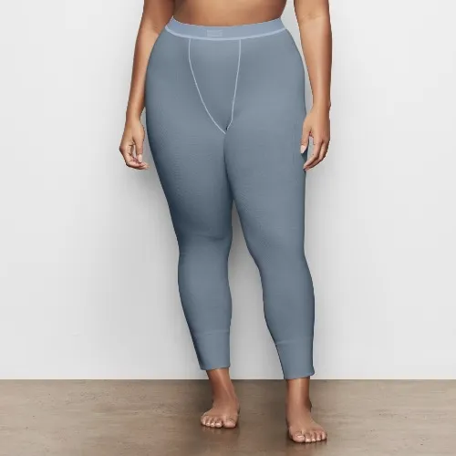 COTTON RIB LEGGING | KYANITE | S