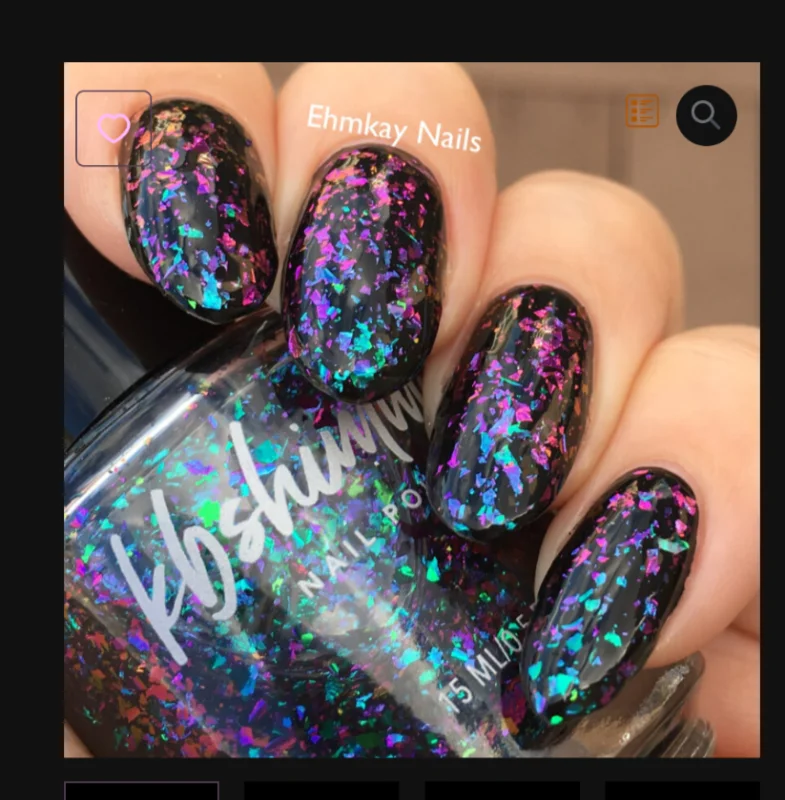 Yes Weekend! Multichrome Flake Nail Polish Topper – KBShimmer