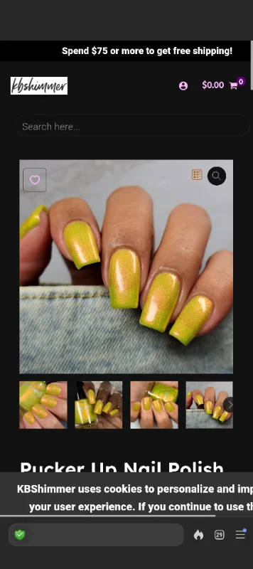Pucker Up Nail Polish – KBShimmer