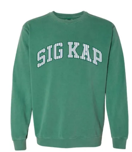 Green Sigma Kappa Crewneck