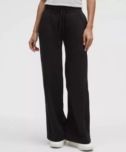 Scuba Mid-Rise Wide-Leg Pant 