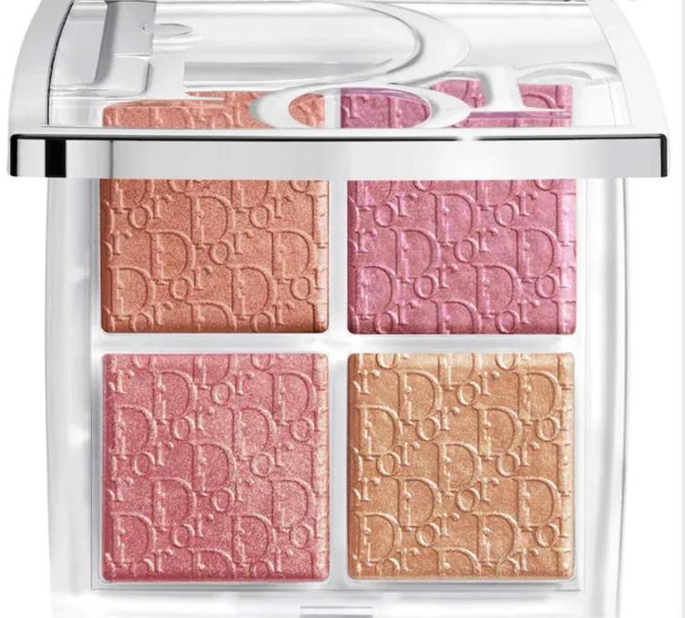 Backstage Glow Maximizer Face Palette - 002 Frosted Opal Glow - a harmony of frosted lilac and blue shades