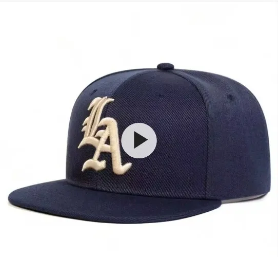 1Piece Men Gothic Letter LA Embroidered Hip Hop Hat Outdoor Adjustable Sunscreen Leisure Hat Spring Autumn Travel Tourism Beach Vacation
