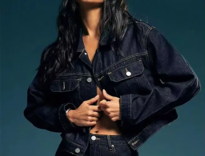 Denimoi Premium Denim Contrast Stitch Denim Jacket