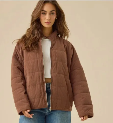 Emery Corduroy Quilted Jacket