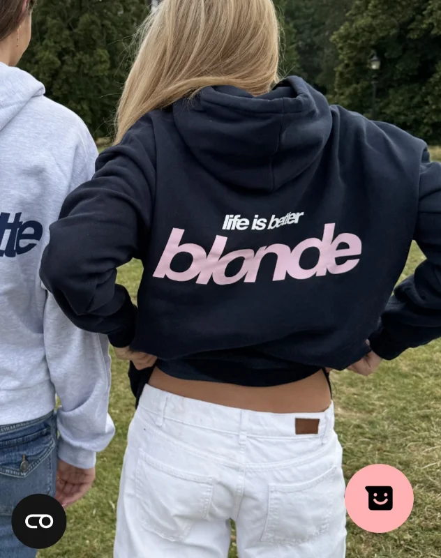 Blonde hoodie