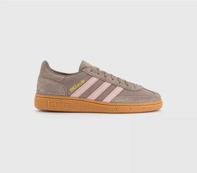 Adidas Exclusive Handball Spezial Trainers Chalky Brown Clear Pink Gold Metalic