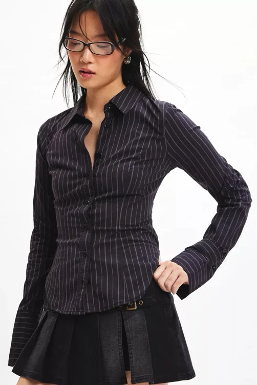 UO Leilani Slim Button Up Shirt