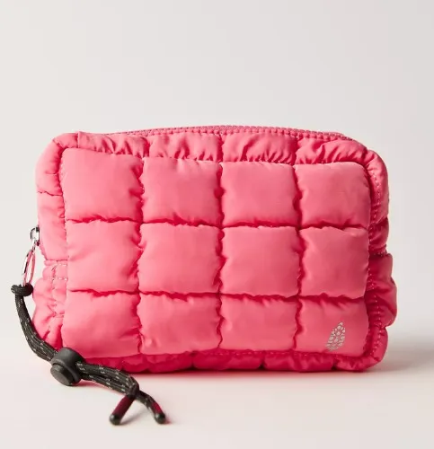 Quilted Mini Case - Bubblegum Pink