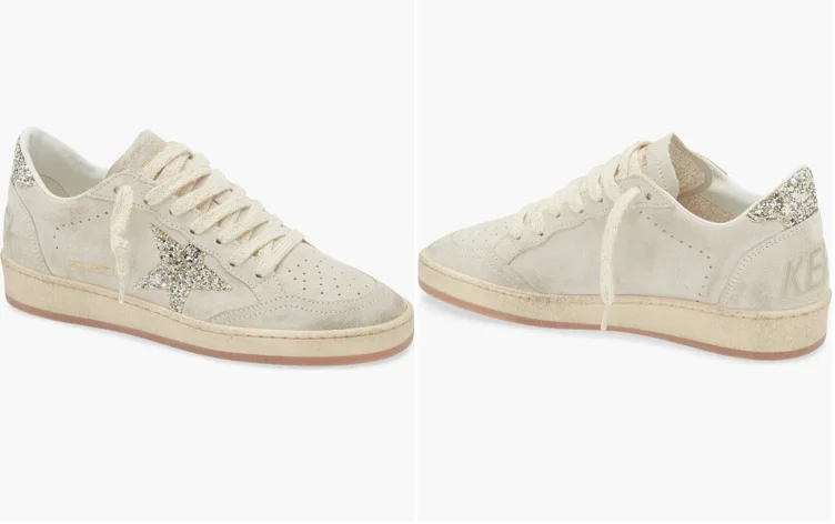 Golden Goose Ball Star Sneaker in Beige/Platino at Nordstrom, Size 8Us