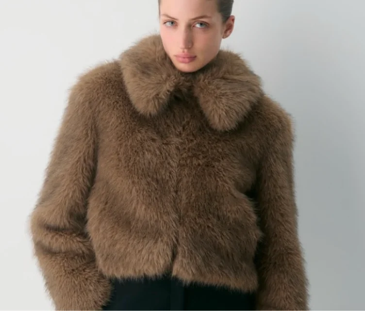 Aritzia - Chamonix Coat Arctic Faux Fur