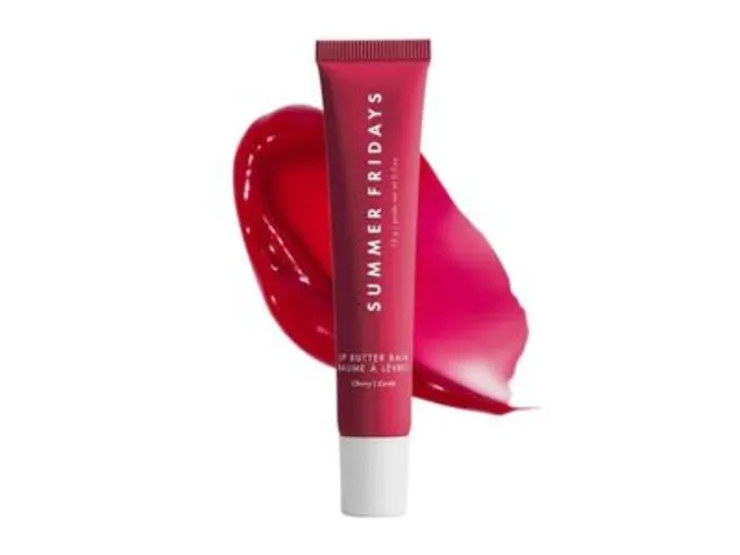 Lip Butter Balm Treatment for Hydration + Nourishing Shine - Cherry