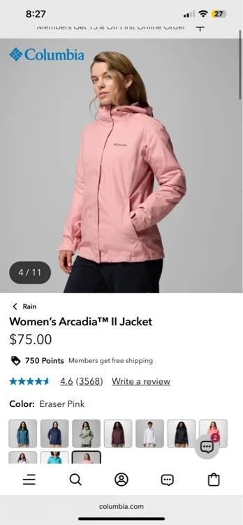 Women’s Arcadia™ II Jacket - 464, S