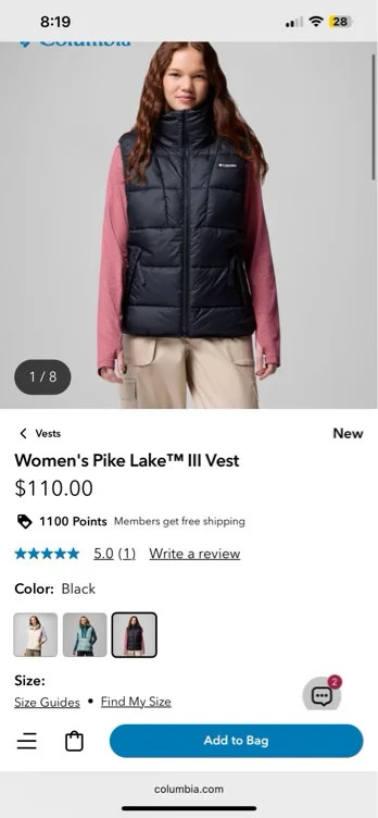 Women's Pike Lake™ III Vest - 461, S