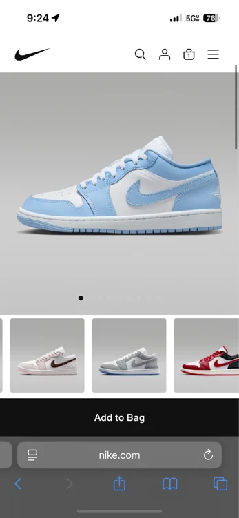 Air Jordan 1 Low Women's Shoes