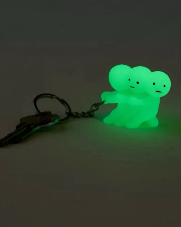 Smiski Glow-In-The-Dark Keychain
