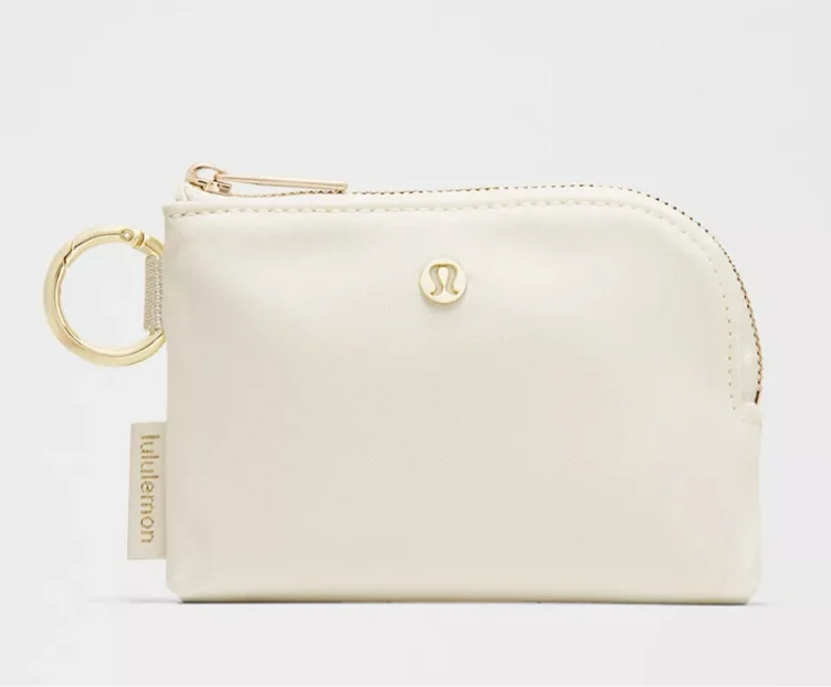 Clippable Card Pouch *Metal Hardware - White - ONE SIZE