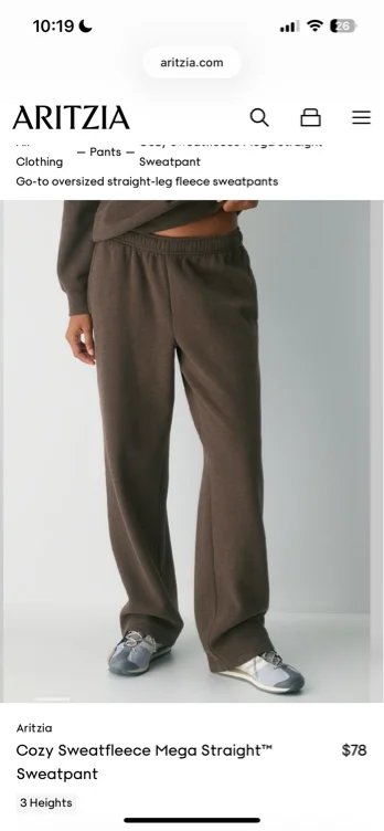 aritzia sweats