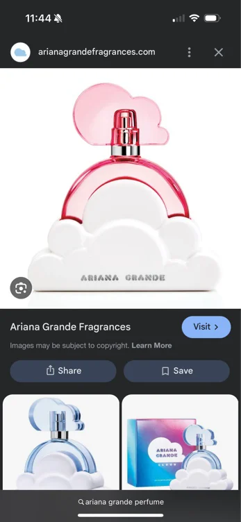 ariana pink coud perfume - Google Search