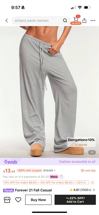 Casual women’s wide leg pants 