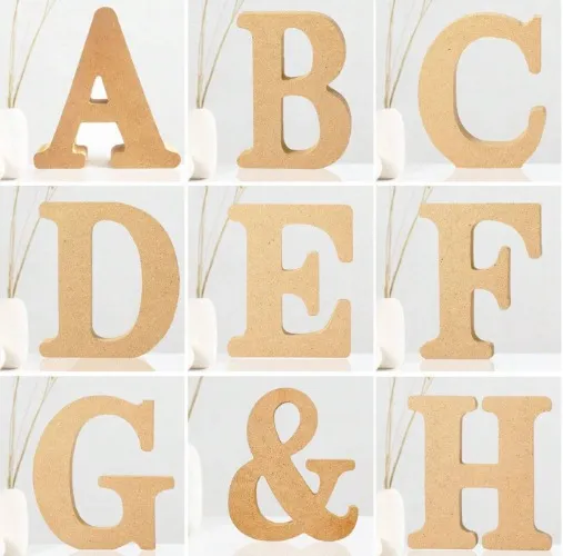 6 inch Designable Wood Letters Shein