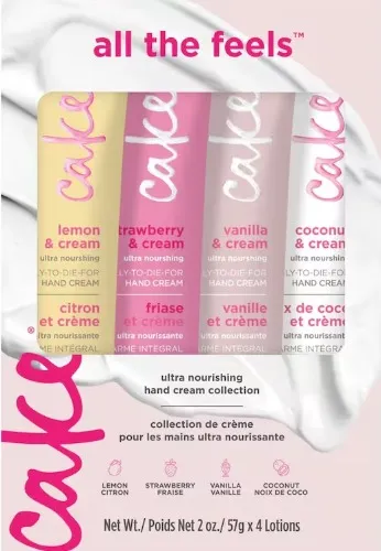 Cake Beauty Hand Cream 4 Pack