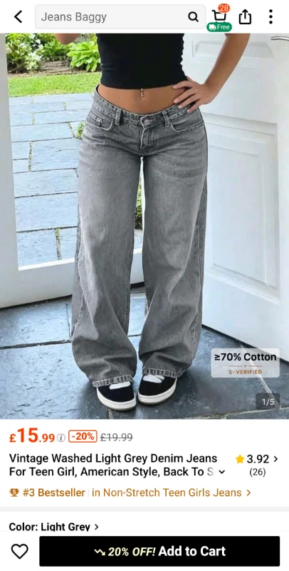 Jeans Low Rise