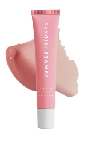Lip Butter Balm Treatment for Hydration + Nourishing Shine - Pink Guava