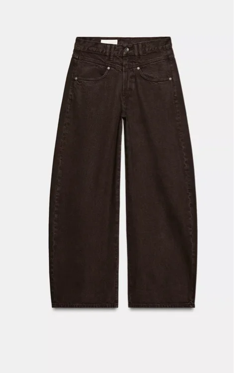 JEANS TRF BAGGY BARREL TIRO BAJO
