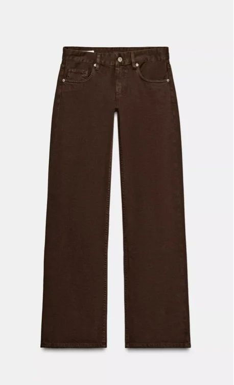 ג׳ינס TRF WIDE LEG LOW WAIST