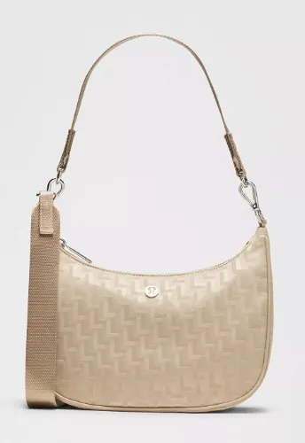 City Essentials Small Shoulder Bag 3L *L Monogram Jacquard - LLL Geo Pattern Jacquard Sheer Oak - ONE SIZE