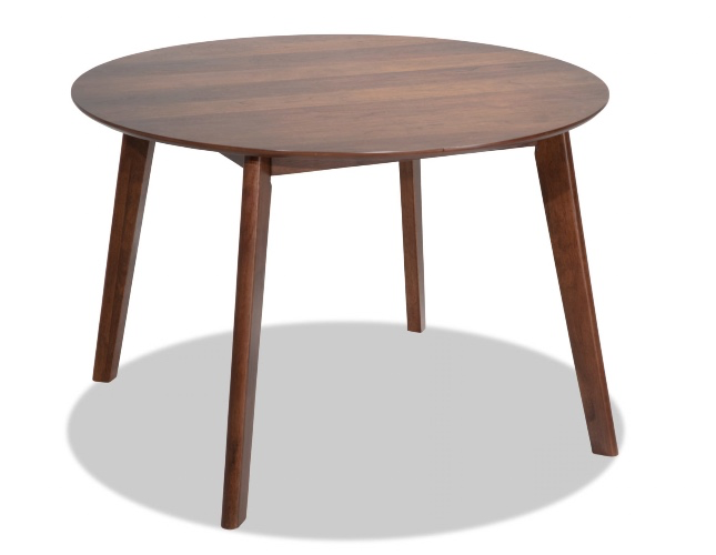 Bettie Walnut Round Dining Table