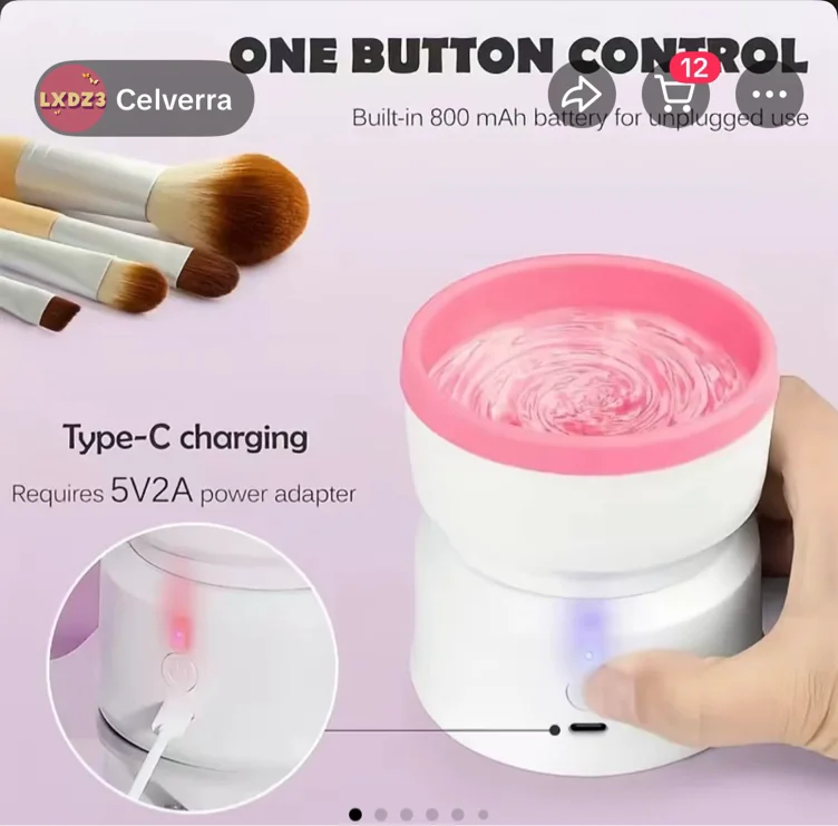 Rechargeable & Electric Makeup Brush Cleaning Machine, 1 Count - TikTok Shop