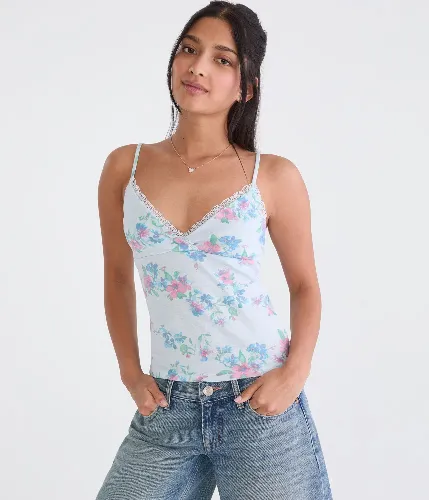 Floral Crossover Cami