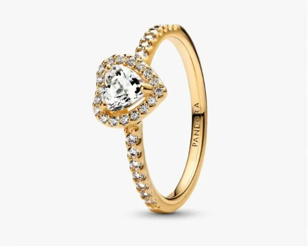 Elevated Heart Ring