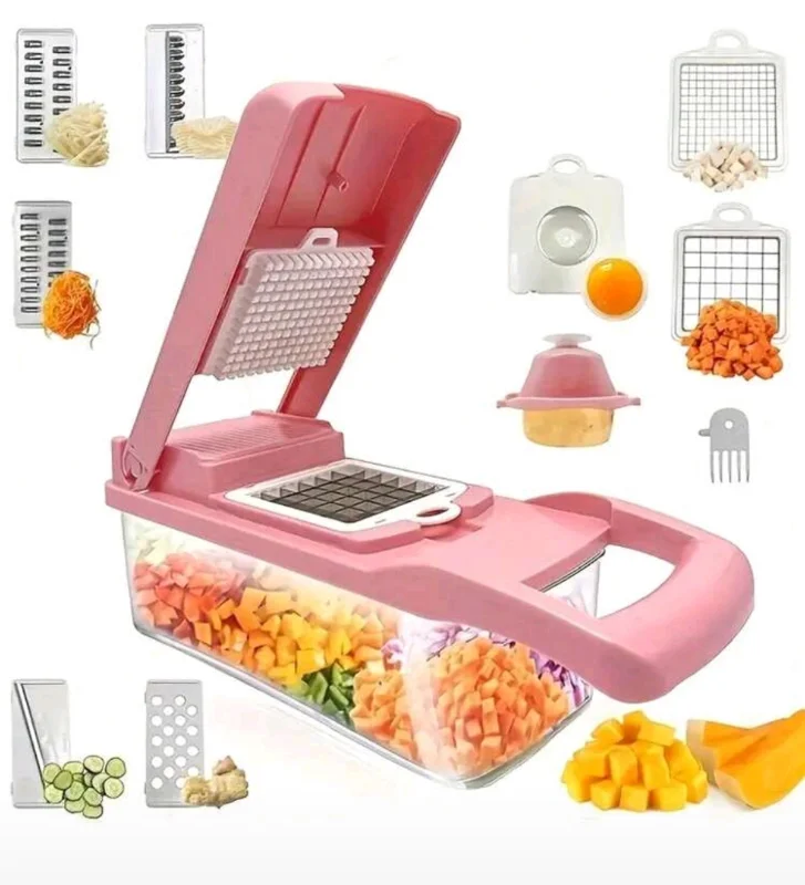 Set rosa di tritatutto per verdure