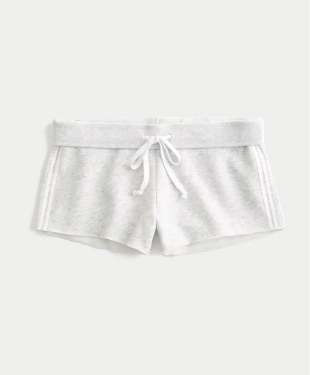 Lace Graphic Mini Fleece Shorts