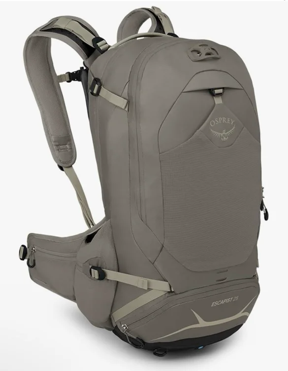 Amazon.com: Osprey Escapist 25L Biking Backpack, Tan Concrete, Medium/Large : Sports & Outdoors