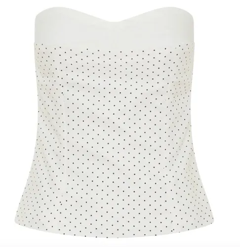 Kylie Bustier | Cream Polka