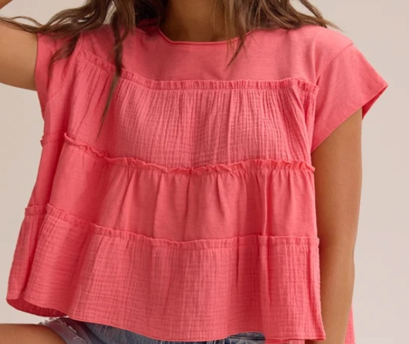 Nicole Ruffle Top