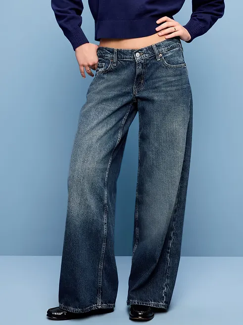 Low-Rise Baggy Wide-Leg Jeans | Old Navy