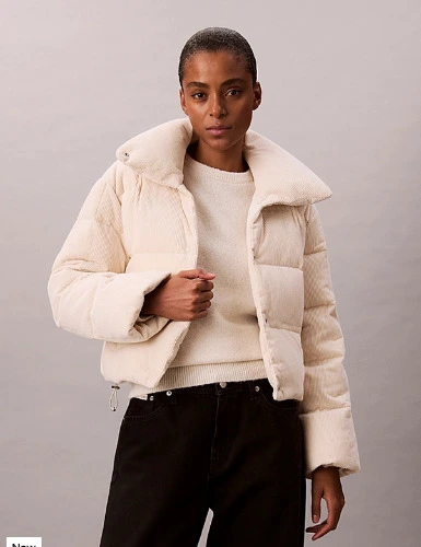 Corduroy Down Puffer Jacket Calvin Klein 