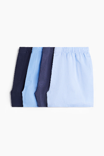 SET VAN 4 GEWEVEN BOXERSHORTS