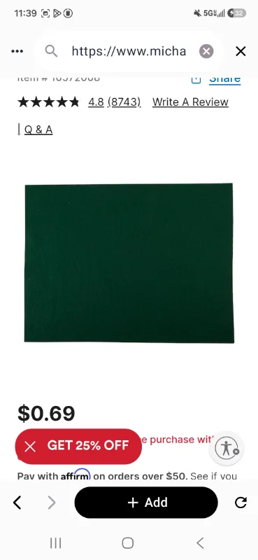 9" x 12" Basic Felt by Creatology™, Color: Raspberry | Michaels