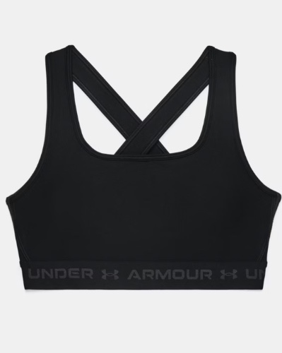 Crossback Sports Bra in Black | Size Medium
