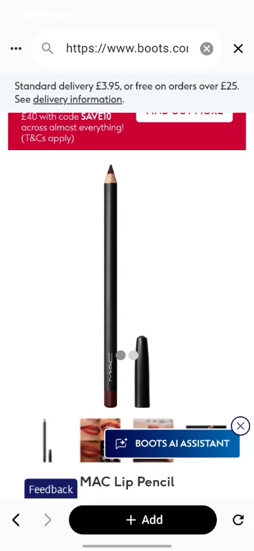 Mac Lip Pencil - Boots