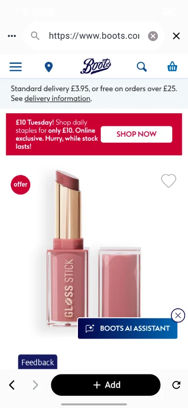Revolution Pout Lip Gloss Stick 3g