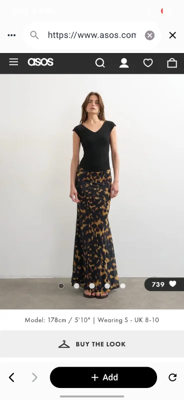 Topshop animal print mesh maxi skirt in multi