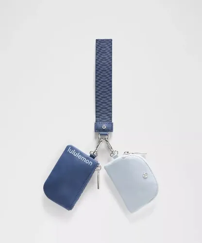 Dual Pouch Wristlet - ONE SIZE